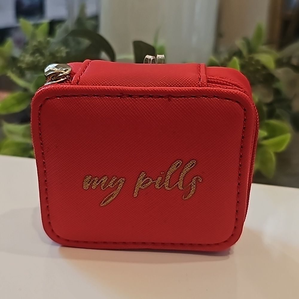 Red my pills box NWOT